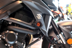Afbeeldingen van Sliders Evotech Anti-Shock oranje Suzuki GSX-S750 '17-