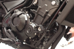 Afbeeldingen van Sliders Evotech Anti-Shock blauw Honda CMX500 Rebel '17-