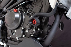 Afbeeldingen van Sliders Evotech Anti-Shock rood Honda CB300R ’18-