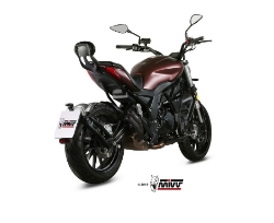 Afbeeldingen van MIVV Double Gun Black demper Benelli 502C '19-