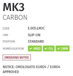 Afbeeldingen van MIVV MK3 carbon Benelli 502C '19-