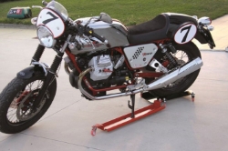 Afbeeldingen van Motormover zijstandaard extension rood LV8