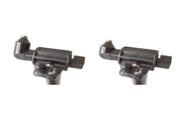 Afbeeldingen van Paddock stand adapters voorzijde model CONIC ASYMMETRIC LV8