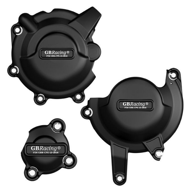 Afbeeldingen van GB-Racing engine cover set Honda CBR300R '15- (koppeling, pulse en dynamo)