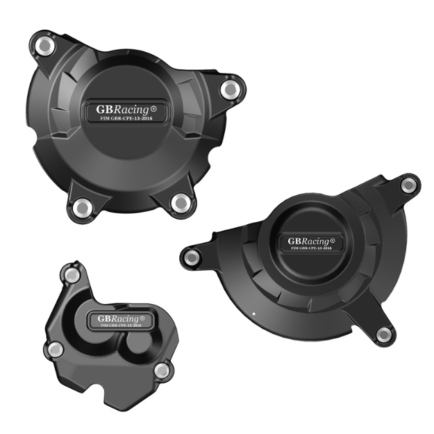 Afbeeldingen van GB-Racing engine cover set Kawasaki ZX10-R '11- (koppeling, pulse en dynamo)