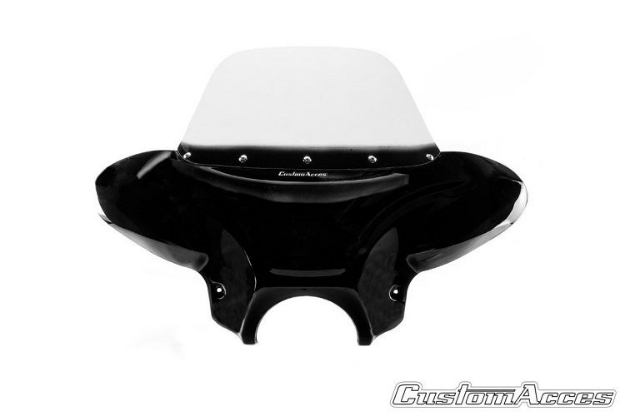 Afbeeldingen van Batwing windshield Custom Acces Suzuki VL800 Volusia '01-'04/C800 Intruder '05-'17-transparant