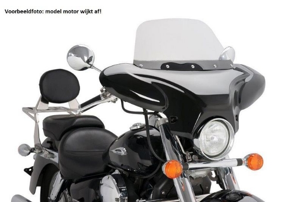 Afbeeldingen van Batwing windshield Custom Acces Harley Davidson Sportster Iron XL883L/N '09--transparant