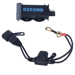Afbeeldingen van USB 2.1Amp gezekerde snellader kit Oxford (EL114)
