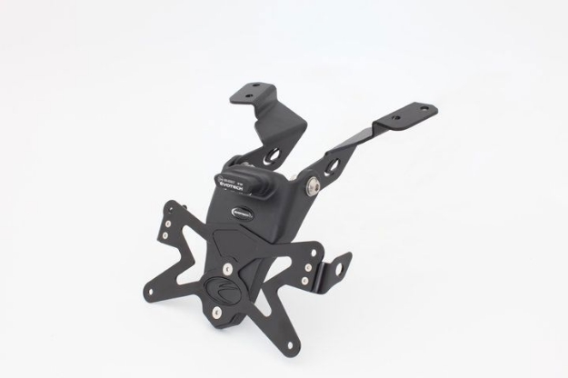 Afbeeldingen van Kentekenplaathouder Evotech Kawasaki ER-6N/F '09-'11