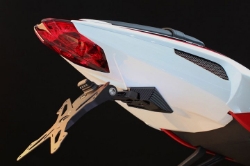 Afbeeldingen van Kentekenplaathouder Evotech Triumph DAYTONA 675/R '13-/ STREET TRIPLE 675/ R '13-