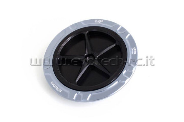 Afbeeldingen van Tankdop met schroefdop van Evotech voor Aprilia / Ducati / MV Agusta titanium/matzwart