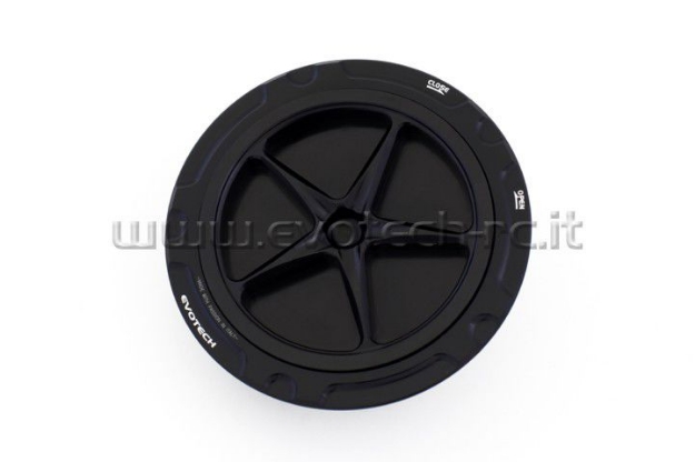 Afbeeldingen van Tankdop met schroefdop van Evotech voor de BMW S1000RR 2009- matzwart/zwart