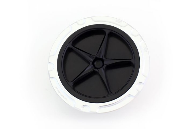Afbeeldingen van Tankdop met schroefdop van Evotech voor de BMW S1000RR 2009- zilver/zwart