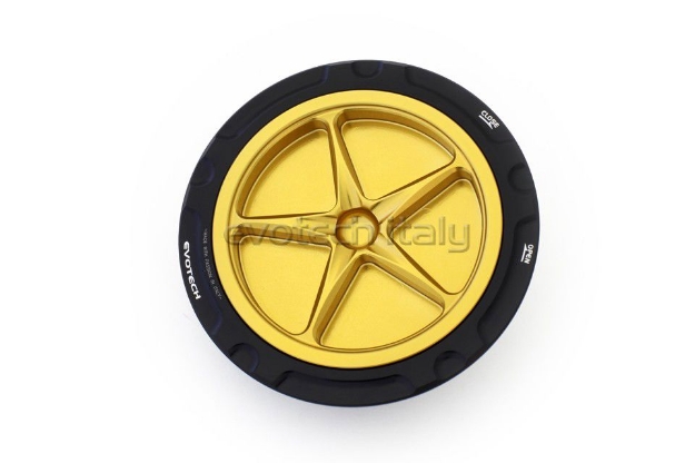 Afbeeldingen van Tankdop met schroefdop Evotech BMW R Nine T/ 1200 Scrambler '14- zwart/goud