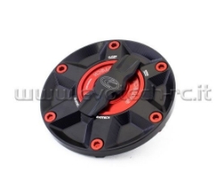 Afbeeldingen van Tankdop met snelsluiter van Evotech voor diverse Aprilia / Triumph / MV Agusta