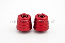 Afbeeldingen van Trillingsdempers Evotech voor diverse Kawasaki modellen (KA1)-Rood