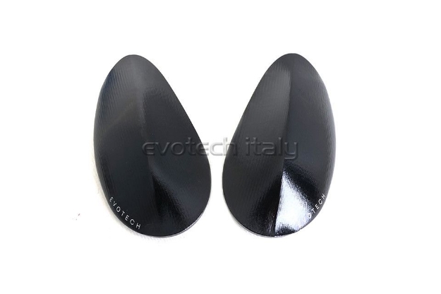 Afbeeldingen van Spiegelafdekplaatjes Evotech Honda CBR1000RR-R '20- zwart