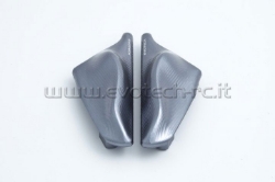 Afbeeldingen van Spiegelafdekplaatjes Evotech Ducati 899/1199 Panigale-Titanium