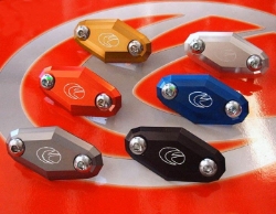 Afbeeldingen van Spiegelafdekplaatjes Evotech Honda CBR600F/ 600RR/ 900RR/ 1000RR/ SP1/2 / CB600F/ Yamaha YZF-R125 '14-