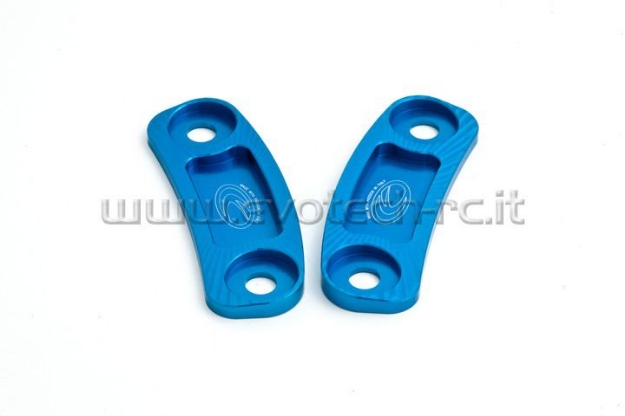 Afbeeldingen van Spiegelafdekplaatjes Evotech Kawasaki ZX10-R 2011--Blauw