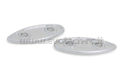 Afbeeldingen van Spiegelafdekplaatjes Evotech Yamaha XP500 T-MAX -2007-Zilver