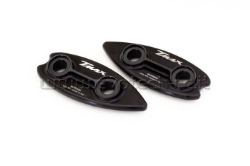 Afbeeldingen van Spiegelafdekplaatjes Evotech Yamaha XP500 T-MAX 2008-2011-Titanium