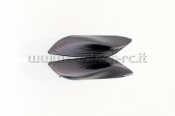 Afbeeldingen van Spiegelafdekplaatjes Evotech Yamaha XP530 T-MAX 2012--Zwart