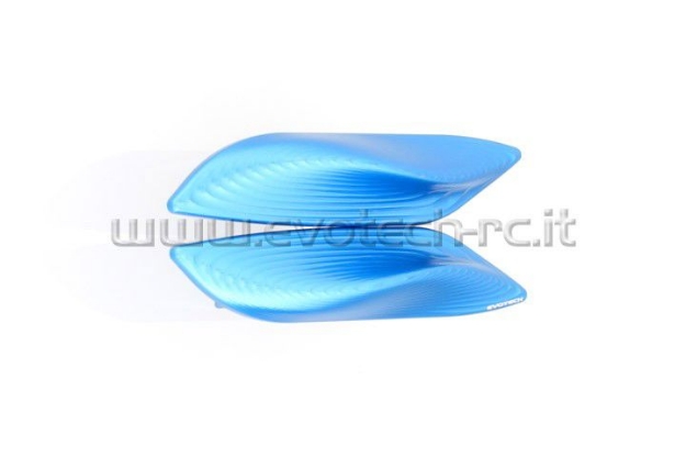 Afbeeldingen van Spiegelafdekplaatjes Evotech Yamaha XP530 T-MAX 2012--Blauw