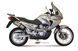 Afbeeldingen van MIVV Suono Steel Black RVS demper Honda XL650V '05-07