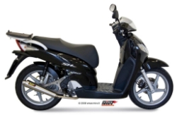 Afbeeldingen van MIVV X-cone RVS demper Honda SH125/150 '02-