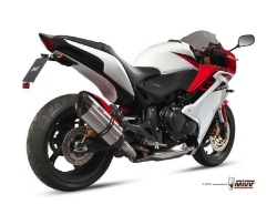 Afbeeldingen van MIVV Suono Steel Black RVS demper Honda CBR600F '11- / CB600F Hornet '07-