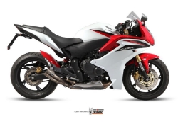 Afbeeldingen van MIVV Double Gun titanium demper Honda CBR600F '11- /  CB600 Hornet '07-