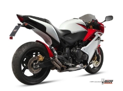 Afbeeldingen van MIVV Double Gun titanium demper Honda CBR600F '11- /  CB600 Hornet '07-