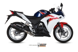 Afbeeldingen van MIVV Suono Steel Black RVS demper Honda CBR250R '11-