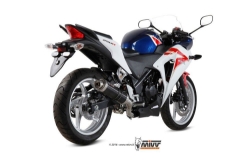 Afbeeldingen van MIVV GP steel black demper Honda CBR250R '11-