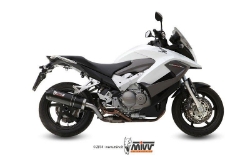 Afbeeldingen van MIVV Oval titanium demper met carbon cap Honda Crossrunner VFR800X '11-'14
