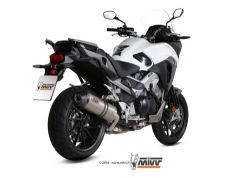 Afbeeldingen van MIVV Oval titanium demper met carbon cap Honda Crossrunner VFR800X '15-