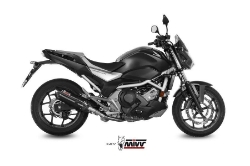 Afbeeldingen van MIVV Suono Steel Black RVS demper Honda NC750S/X '16- / Integra 750 '16-