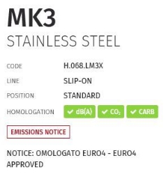 Afbeeldingen van MIVV MK3 RVS demper Honda CB1000R '18-