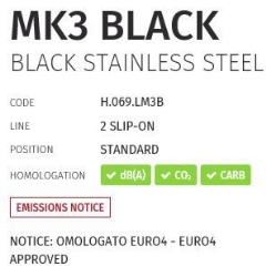 Afbeeldingen van MIVV MK3 Black RVS dempers Honda CB1000R '18-