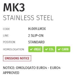 Afbeeldingen van MIVV MK3 RVS dubbele demper Honda CB1000R '18-