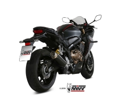Afbeeldingen van MIVV RVS systeem met GP PRO black RVS Honda CB650R/ CBR650R '19-