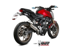 Afbeeldingen van MIVV RVS systeem met GP PRO titanium Honda CB125R '21-