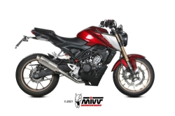 Afbeeldingen van MIVV RVS systeem met GP PRO titanium Honda CB125R '21-