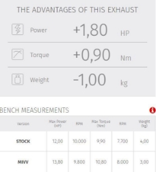 Afbeeldingen van MIVV RVS systeem met GP PRO titanium Honda CB125R '21-