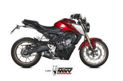 Afbeeldingen van MIVV RVS systeem met MK3 carbon demper Honda CB125R '21-