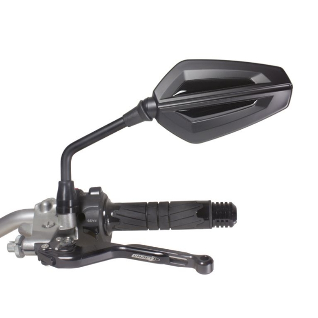 Afbeeldingen van Stuurspiegel model Eighty links/rechts mat zwart/glans zwart Chaft