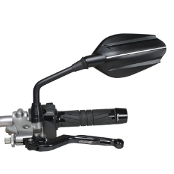 Afbeeldingen van Stuurspiegel model Enjoy links/rechts zwart/wit Chaft