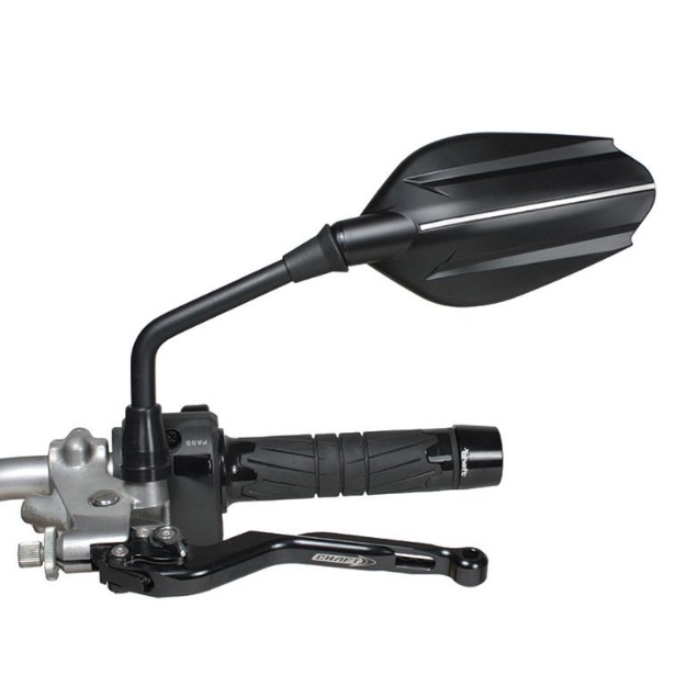 Afbeeldingen van Stuurspiegel model Enjoy links/rechts zwart/wit Chaft