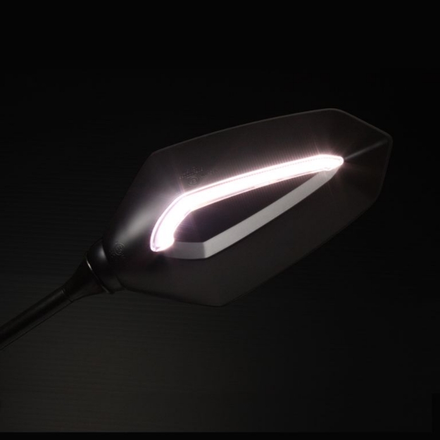 Afbeeldingen van Stuurspiegel model Vision met verlichting links Chaft